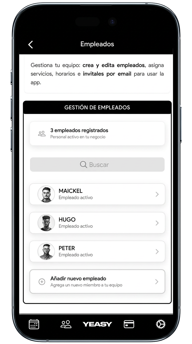 Gestiona tu equipo